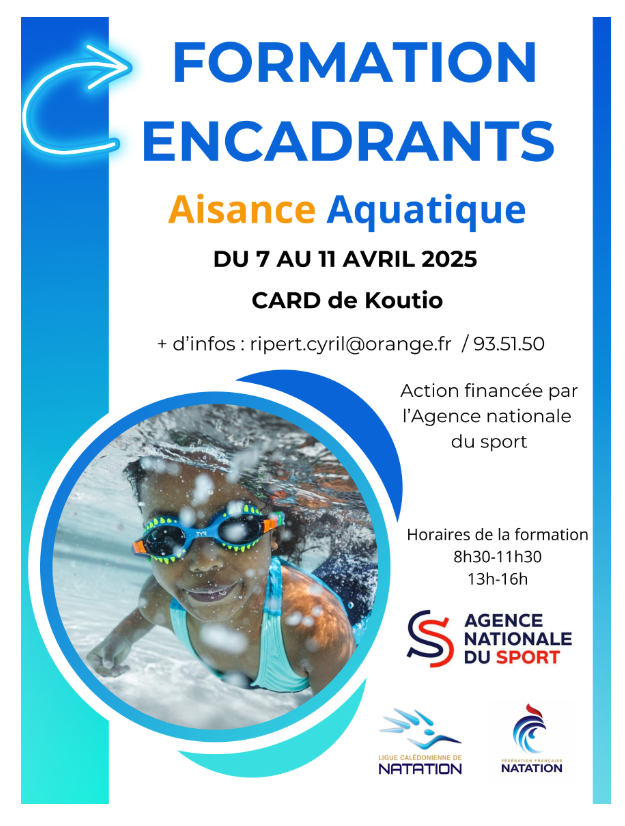 FORMATION ENCADRANTS AISANCE AQUATIQUE