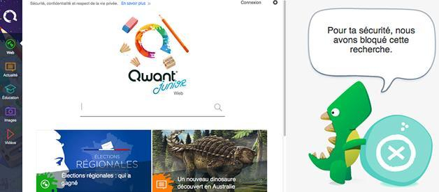 qwant-Navigateur de recherche junior